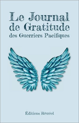 photographie de la couverture de la couverture du Journal de Gratitude des Guerriers Pacifiques